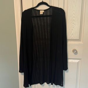 Live in the moment long sheer cardigan